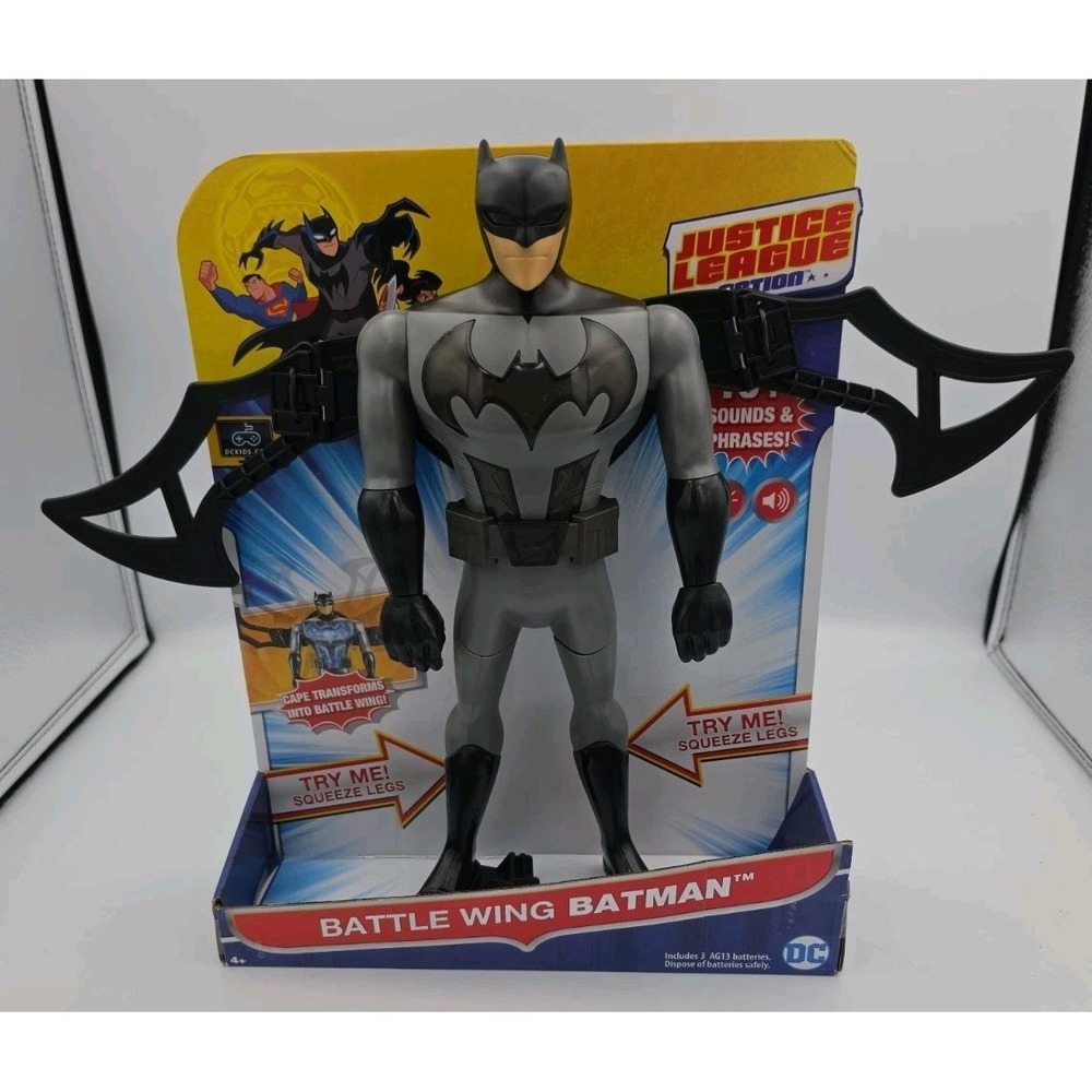 Mattel Batman Battle Wing Talking Action Figure 12 Inch Justice League DXX17 NEW